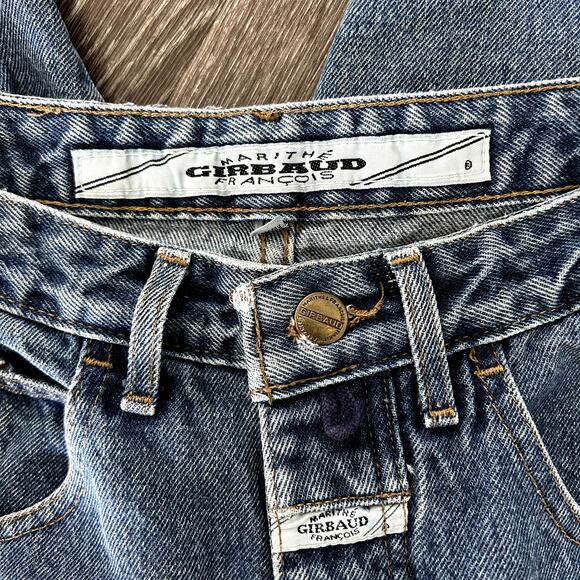 Vintage Marithé + François Girbaud 90s High Rise Tapered Jeans Size 7/8 USA Made - Picture 4 of 16